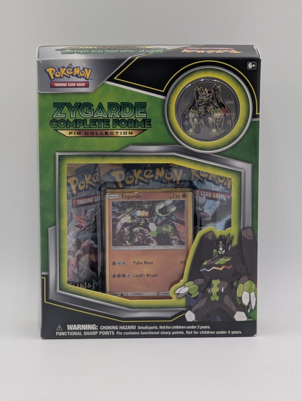 Pokemon TCG: Zygarde Complete Forme Pin Collection Box 2017 New/Sealed